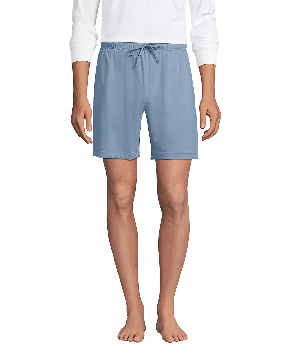 Мужские пижамные шорты из трикотажного джерси Lands End 5290₽