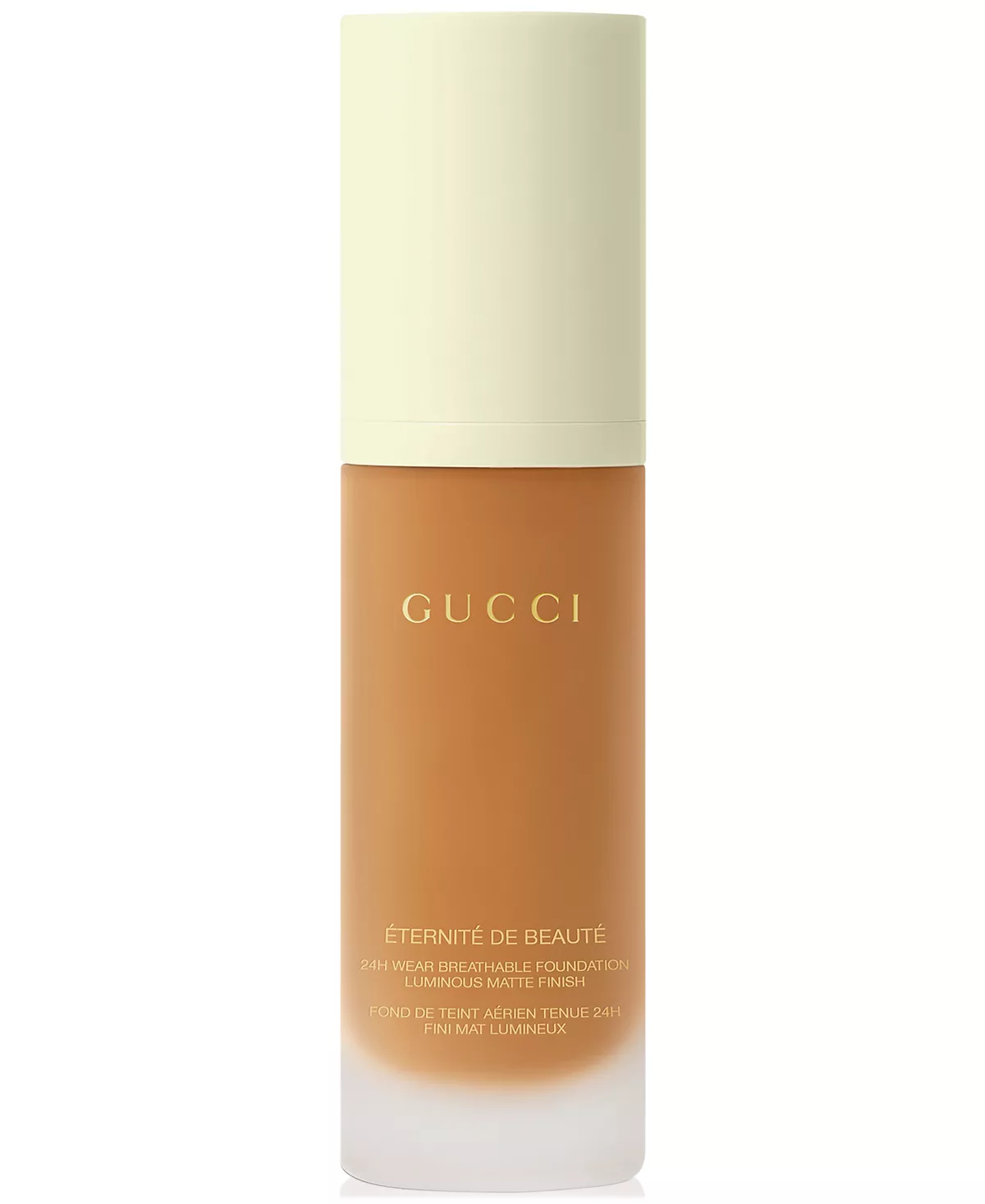 Gucci ternit de Beauty 24-часовая тональная основа с полным покрытием, светящаяся и матовая