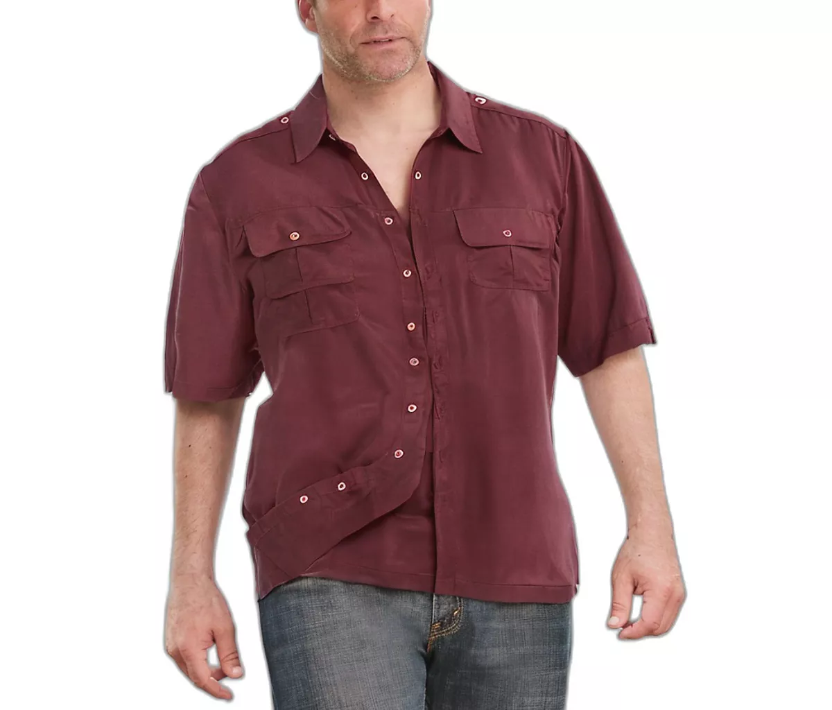 Рубашка-пилот Boulder Creek Big - Tall by KingSize с коротким рукавом