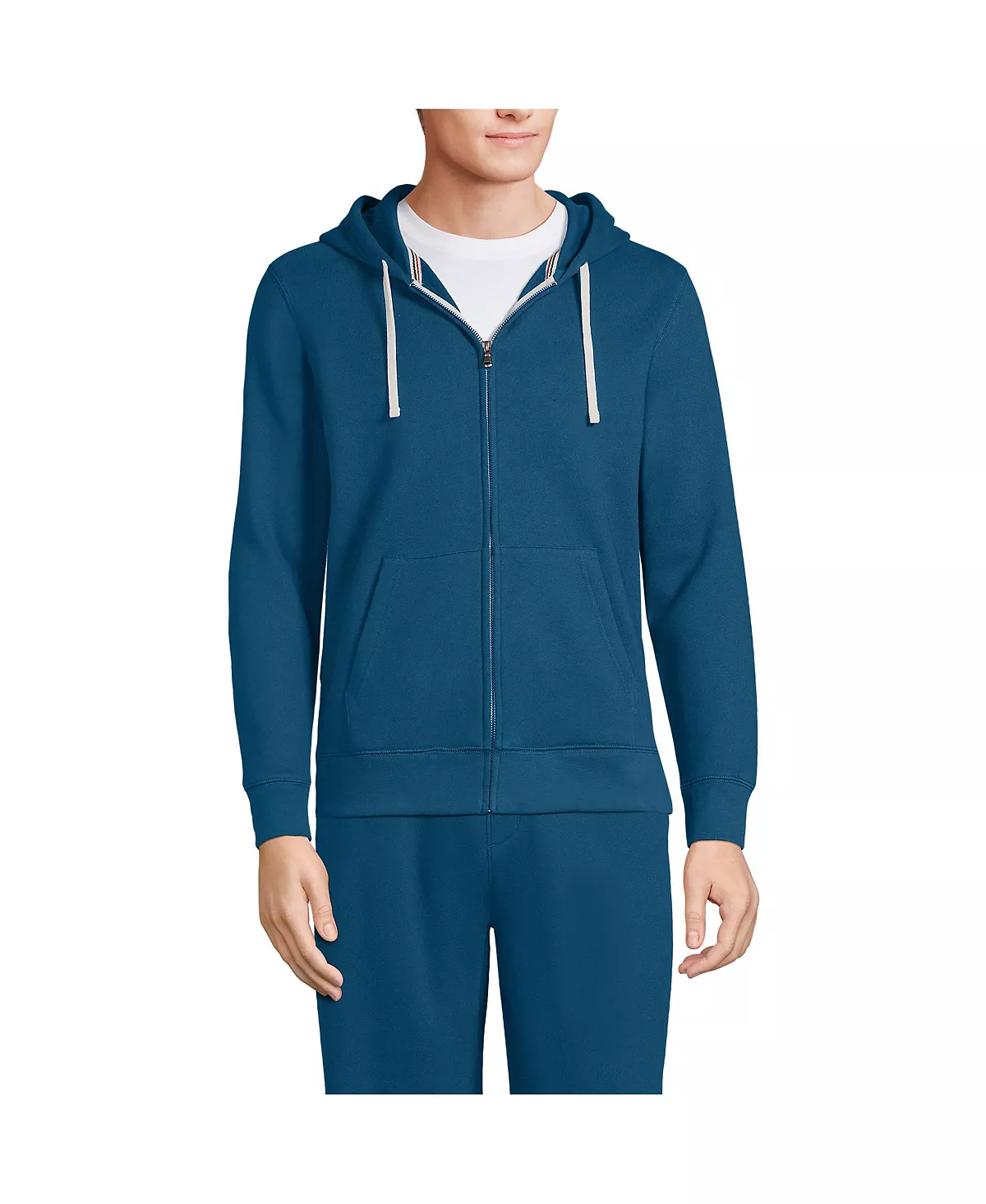 Мужская толстовка Lands End с длинным рукавом Serious Sweats на молнии с капюшоном 9090₽