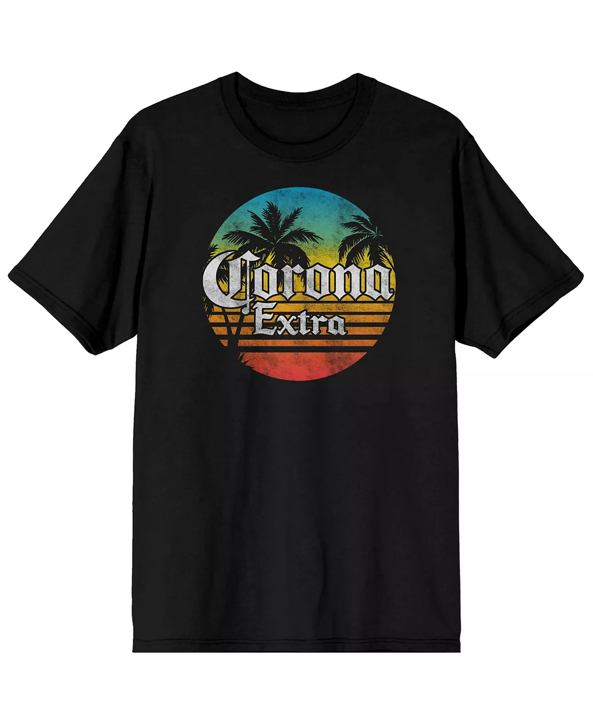 Черная футболка с градиентным логотипом Corona Mens-XL 3790₽