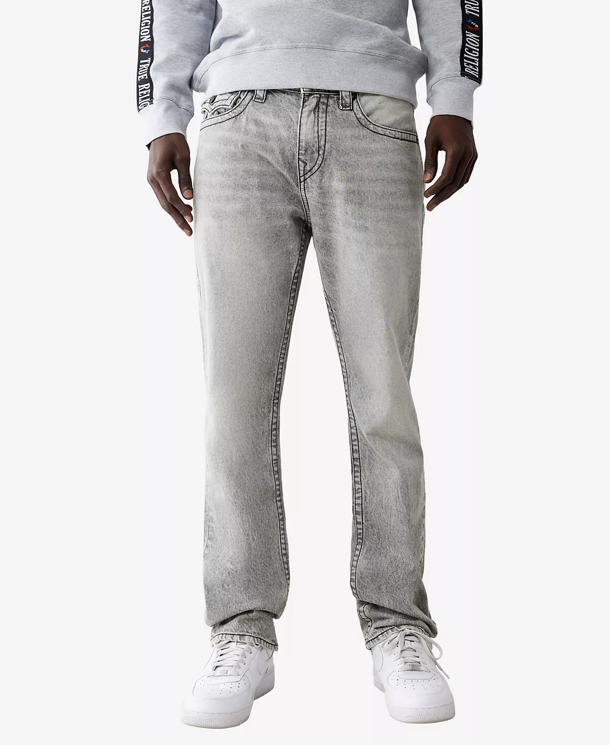 Истинная Религия Мужские Рикки Сетка Щитка Прямо Жан 30290₽