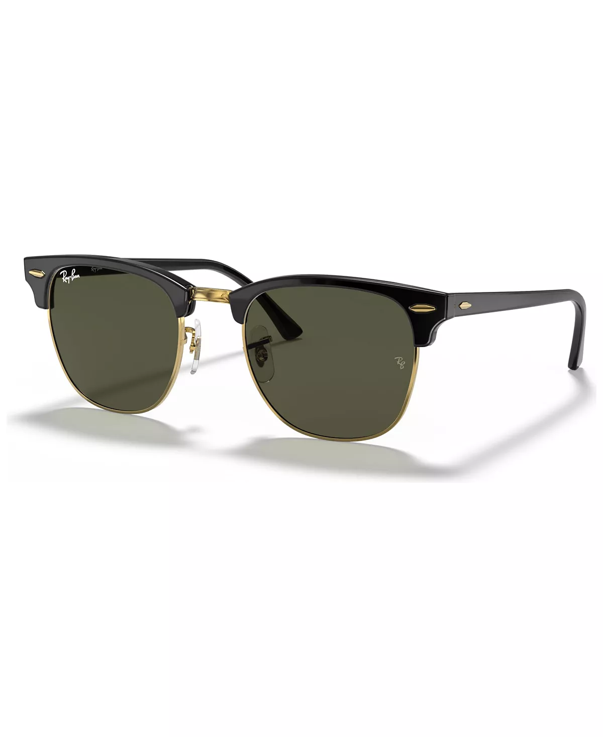 Солнцезащитные очки Ray-Ban Унисекс с низкой переносицей, RB3016F CLUBMASTER CLASSIC 55