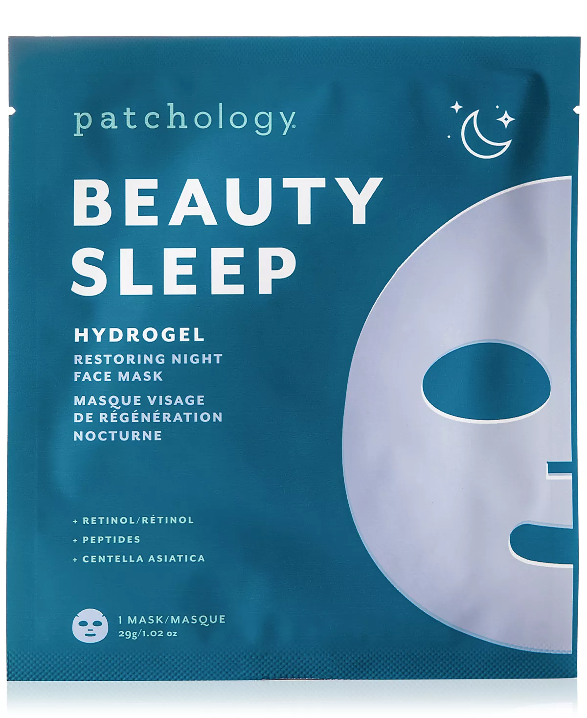 Ночная гидрогелевая маска для лица Patchology Beauty Sleep Восстанавливающая сон