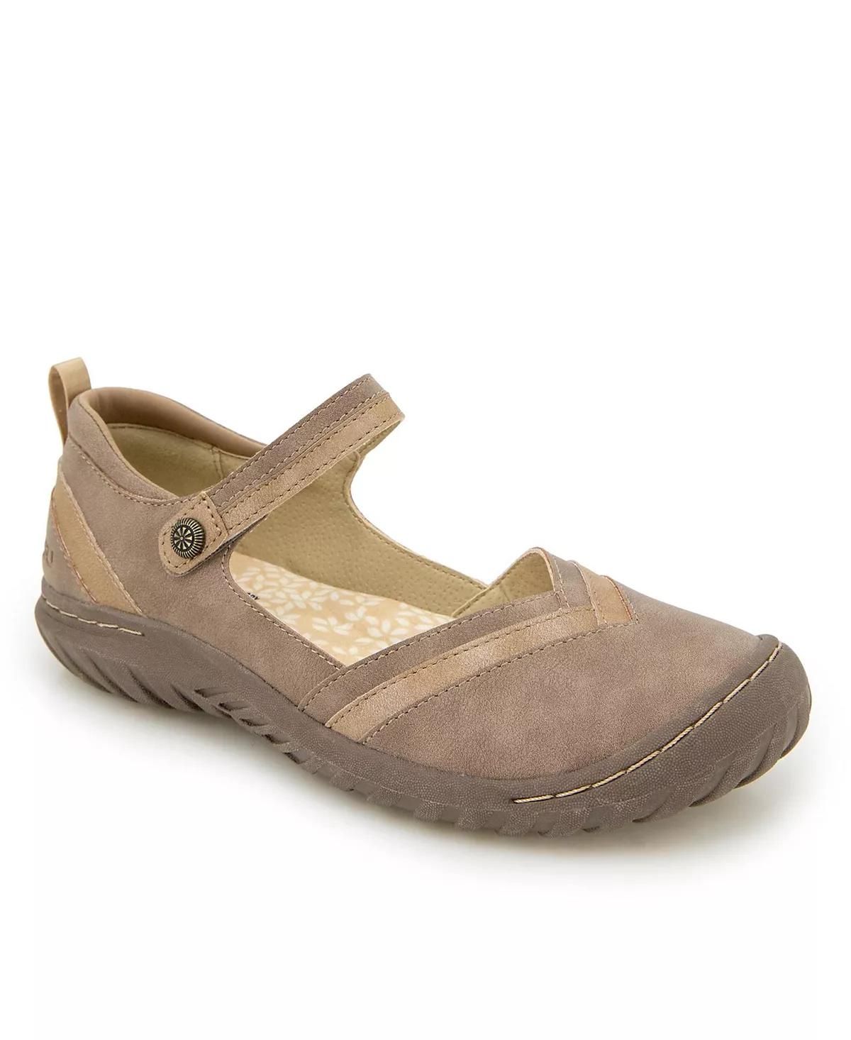 Женские туфли-лодочки цвета воронова крыла с круглым носком от JBU