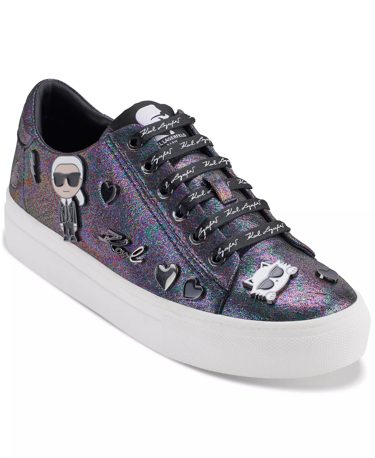 Кроссовки на шнуровке KARL LAGERFELD PARIS Cate Pins 21190₽