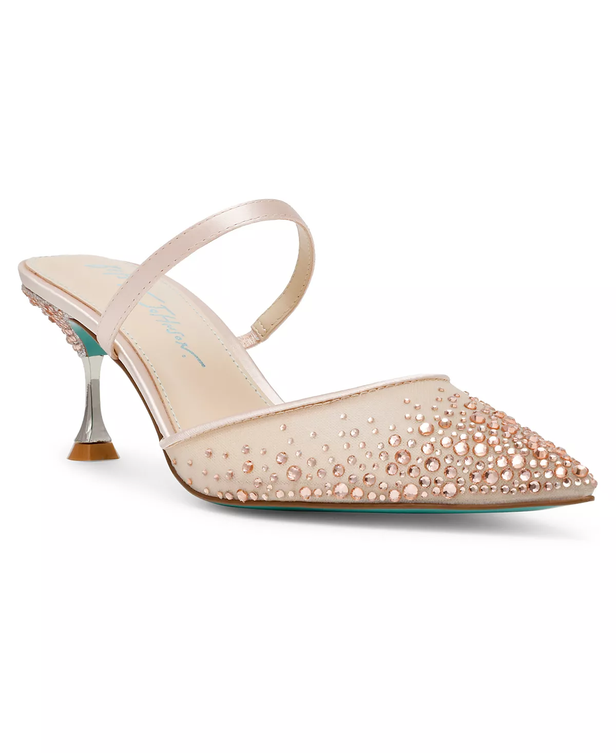 Женские вечерние туфли-лодочки Betsey Johnson со стразами Tomy 13590₽