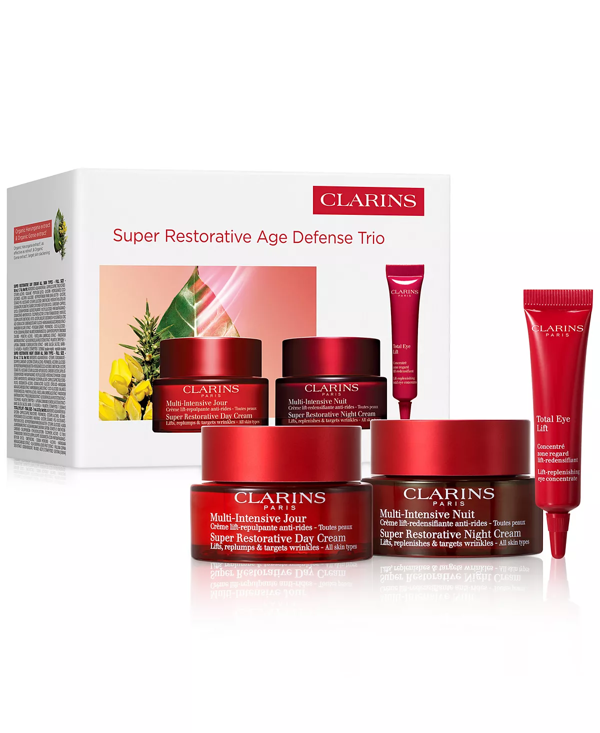 Clarins 3 шт Супер Восстанавливающий набор для ухода за кожей 43790₽