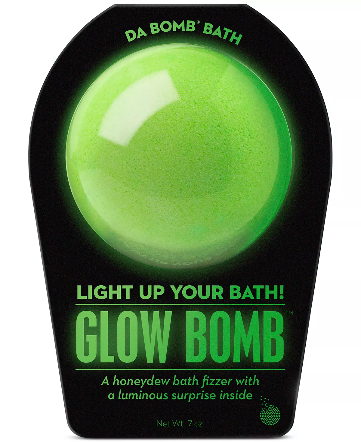 Бомбочка для ванны Da Bomb Glow, 7 унций.
