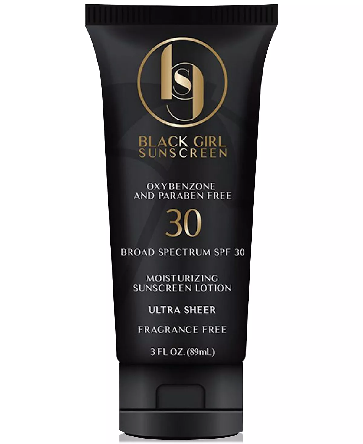 Солнцезащитный крем Black Girl широкого спектра действия SPF 30, 3 унции.