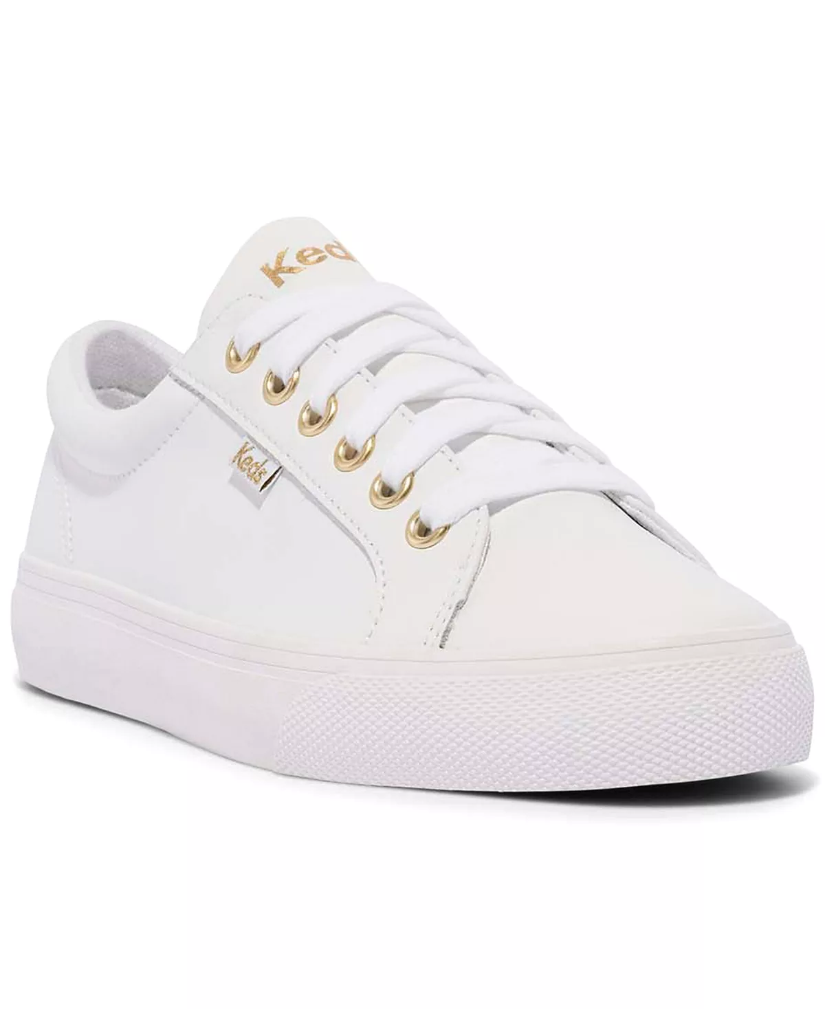 Повседневные кожаные кроссовки Keds Womens Jump Kick от Finish Line