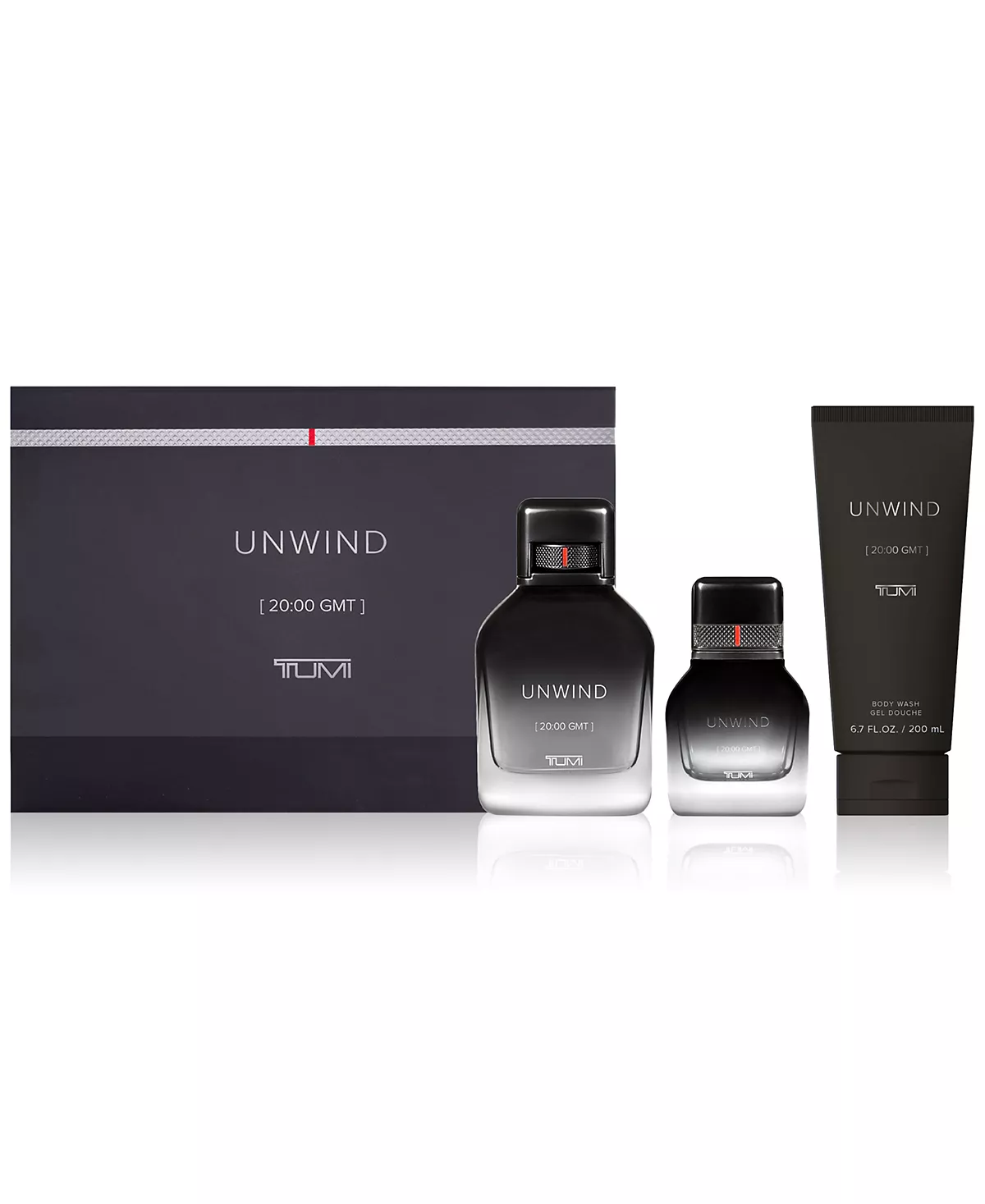 TUMI Mens 3 шт Подарочный набор парфюмированной воды Unwind 2000 GMT 28590₽