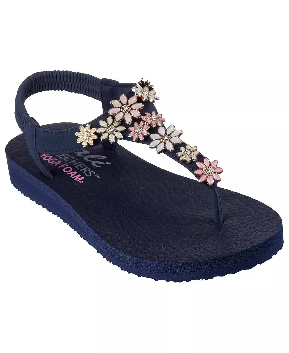 Женские босоножки-стринги Skechers Cali Meditation - Happy Daisies от Finish Line