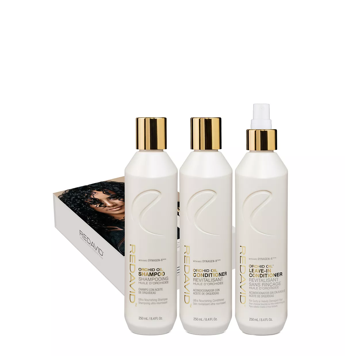 Подарочный набор Redavid REDAVID Salon Products Orchid Oil Trio для поврежденных или вьющихся волос