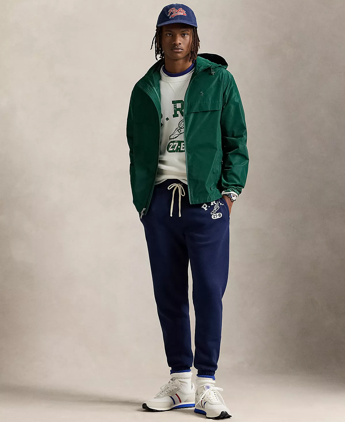 Мужские флисовые спортивные брюки Polo Ralph Lauren с логотипом
