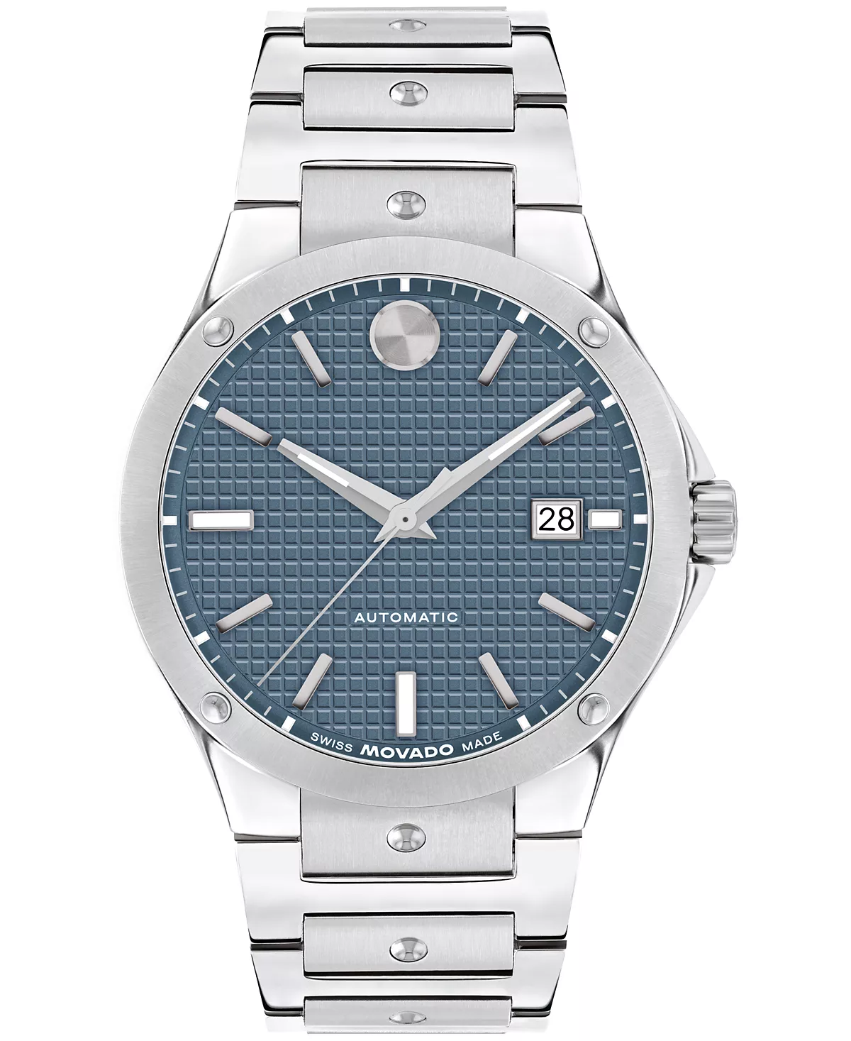 Швейцарские автоматические часы Movado Mens SE из нержавеющей стали 41 мм
