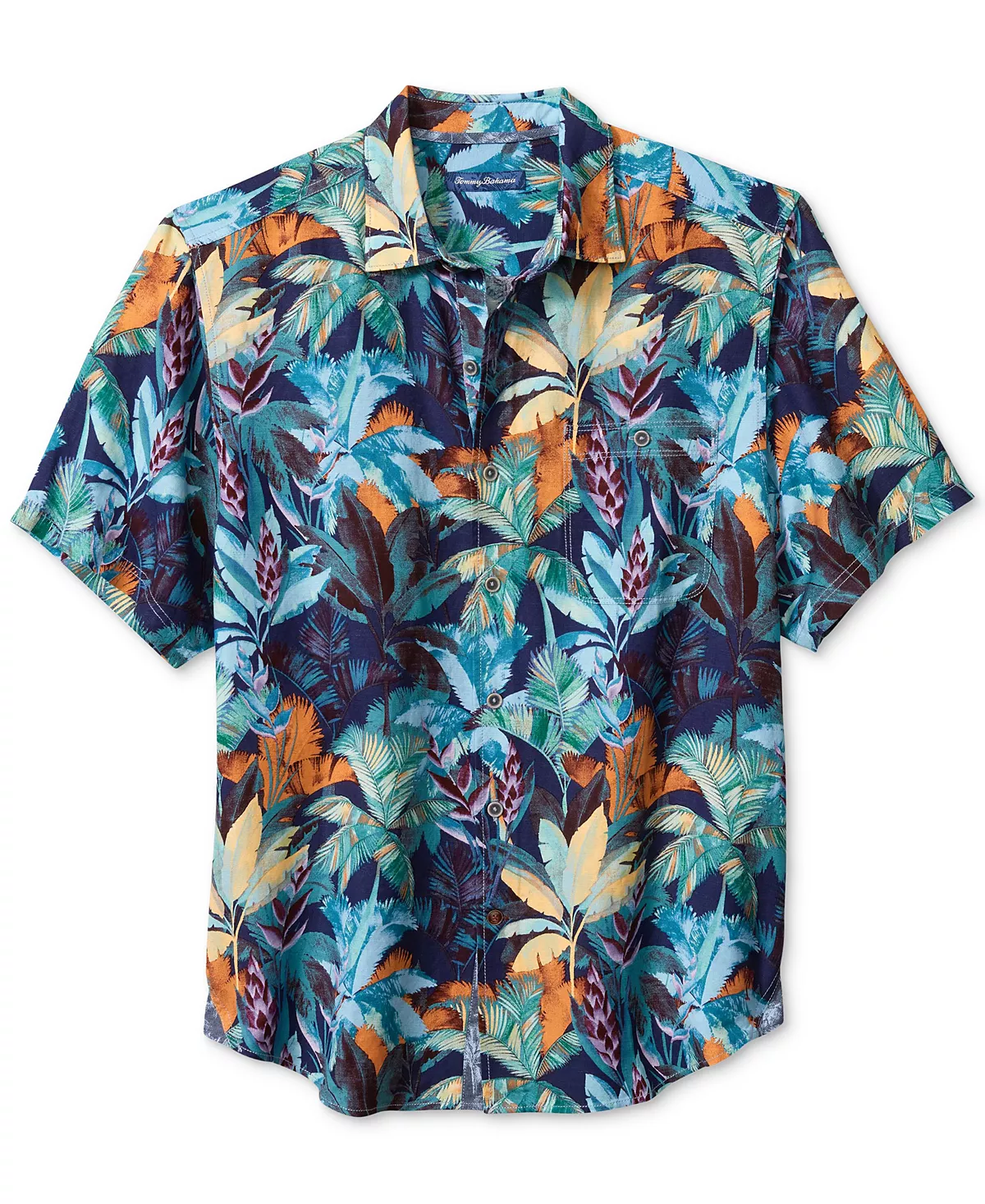 Мужская рубашка с рисунком Fuego Palms от Tommy Bahama