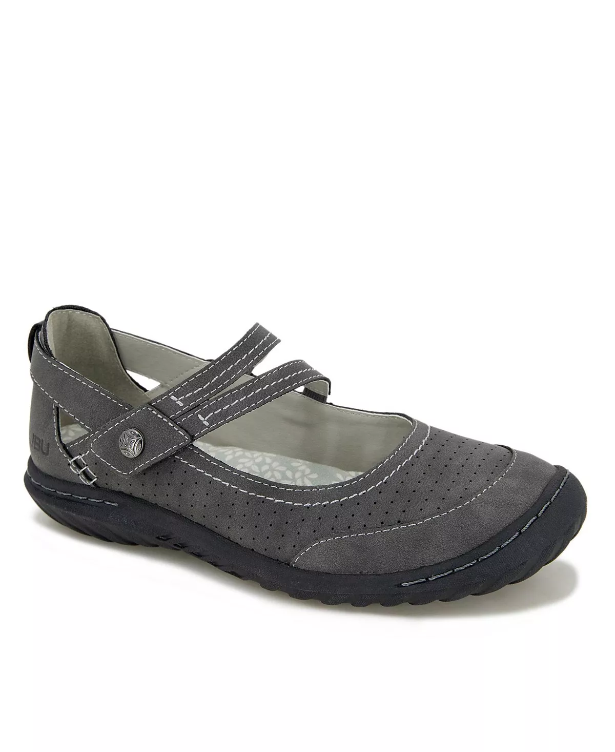 Женская коричневая повседневная обувь JBU на плоской подошве Mary Jane