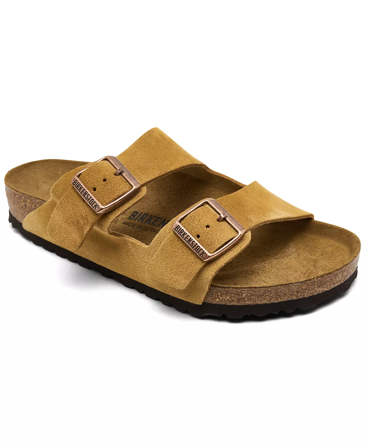 Мужские сандалии с мягкой стелькой из замши и кожи Arizona от Finish Line от Birkenstock 25690₽