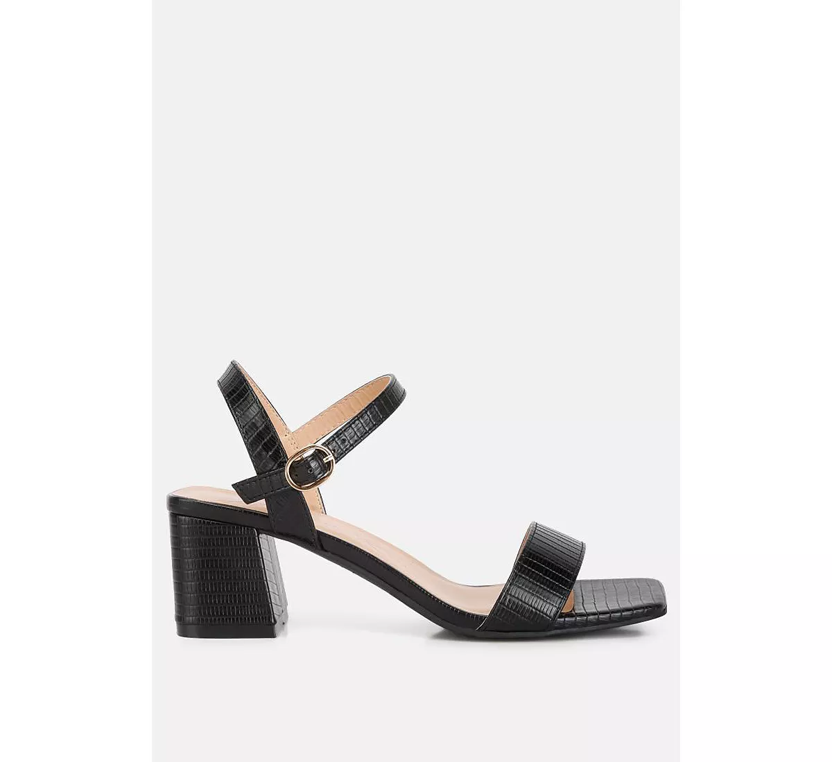 Лондонские тряпичные босоножки keeyana на блочном каблуке 6890₽