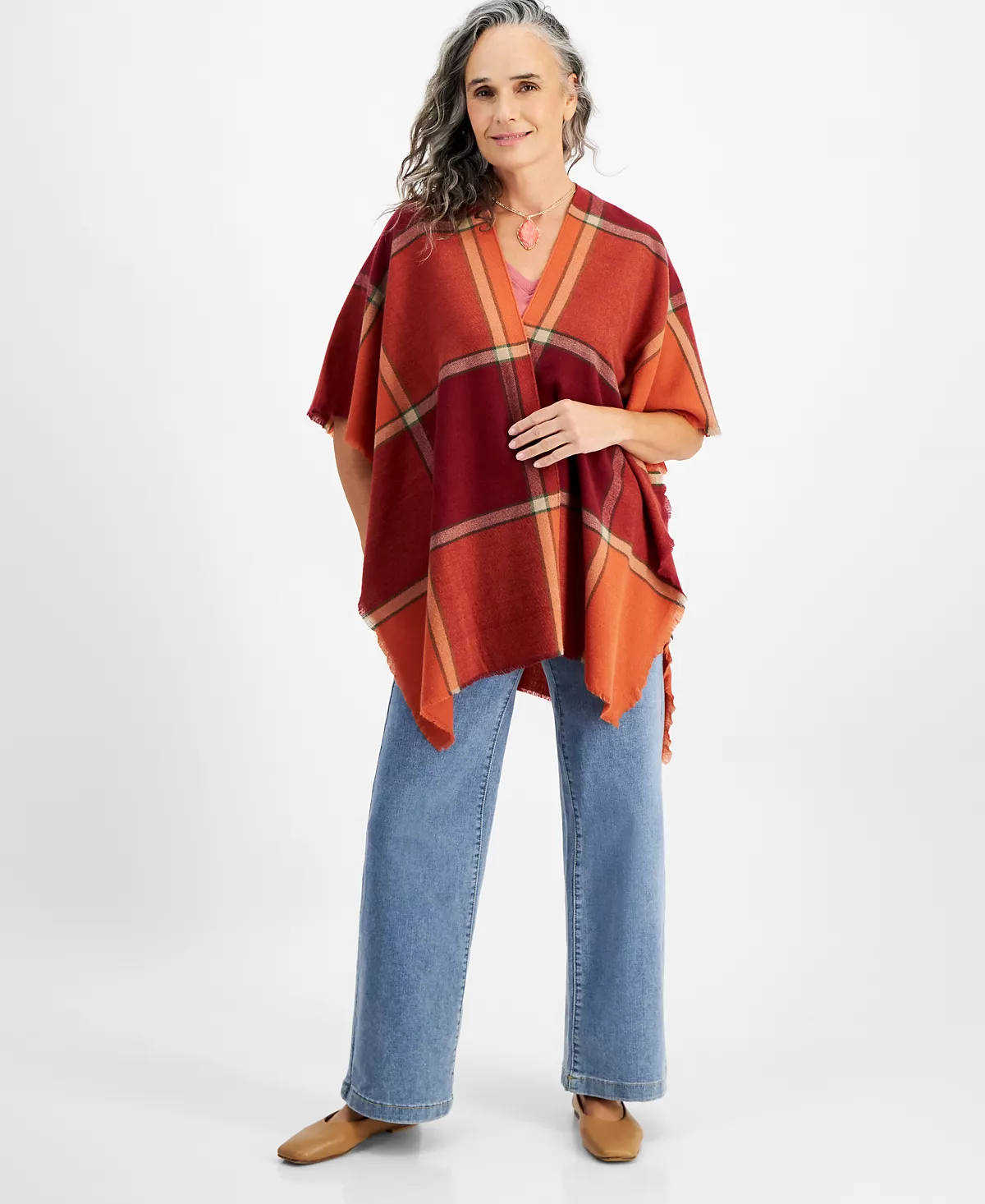 Мягкий топпер в клетку для окон Style - Co созданный для Macys 3290₽