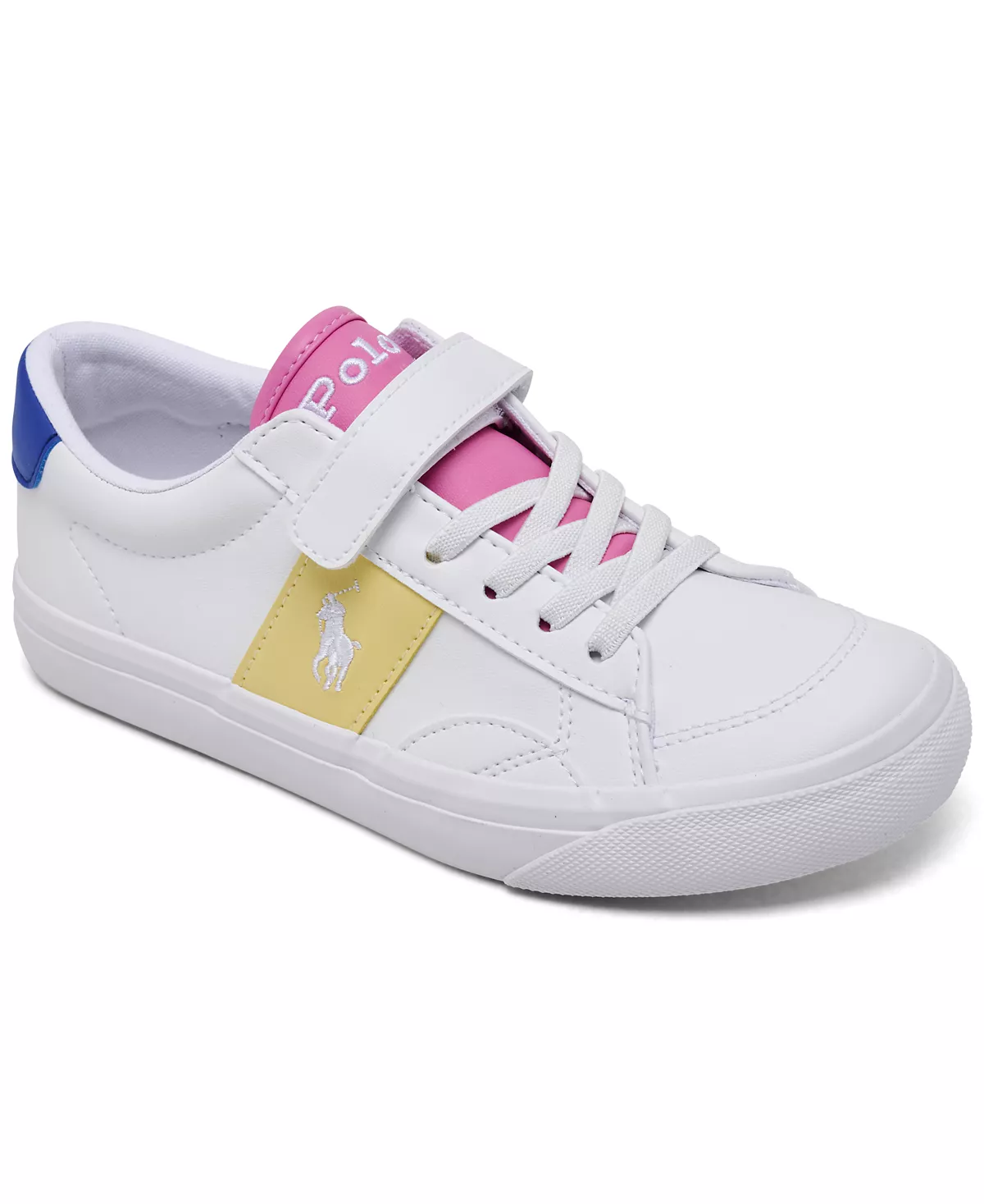Повседневные кроссовки Polo Ralph Lauren Little Girls Ryley с ремешком на застежке от Finish Line