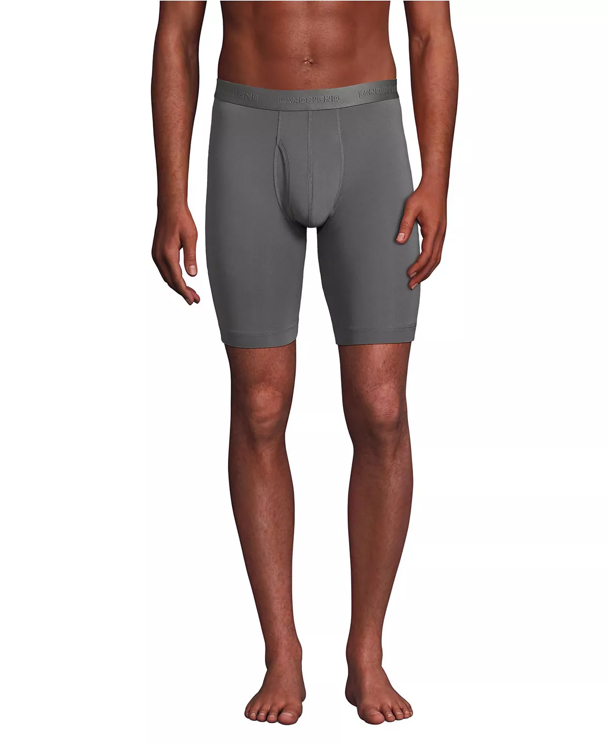 Лендс-Энд мужская дольше гибкий боксер производительности этой 3 шт. в упаковке