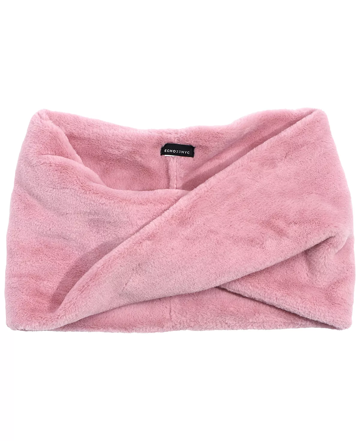 Повязка на голову с закручивающейся петлей из искусственного меха Echo 23