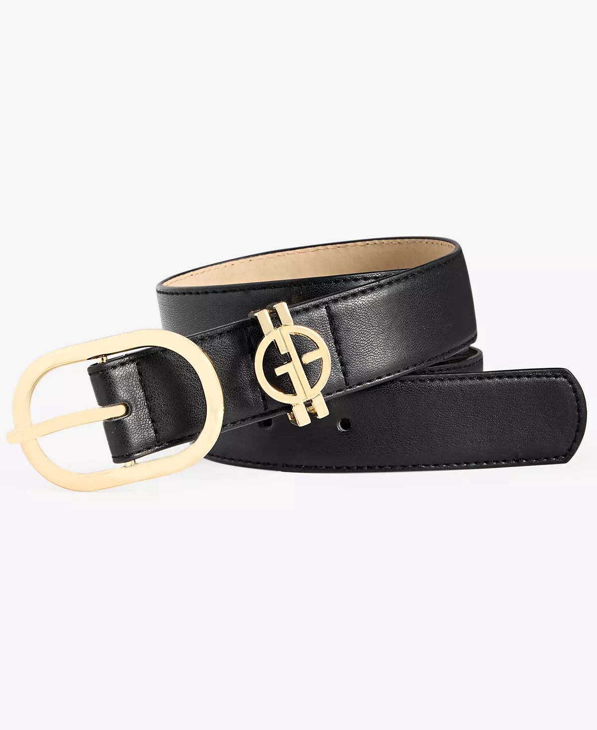 Женский брючный ремень с вырезами и петлями с логотипом Giani Bernini, эксклюзивно в Macys