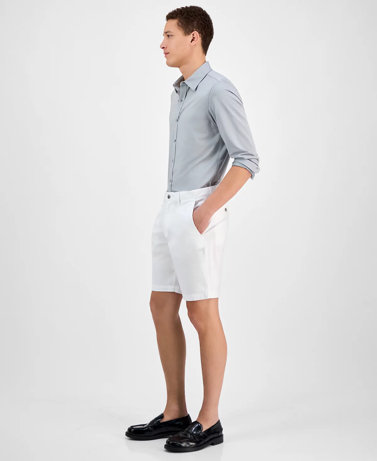 Мужские шорты Michael Kors белого цвета 8490₽