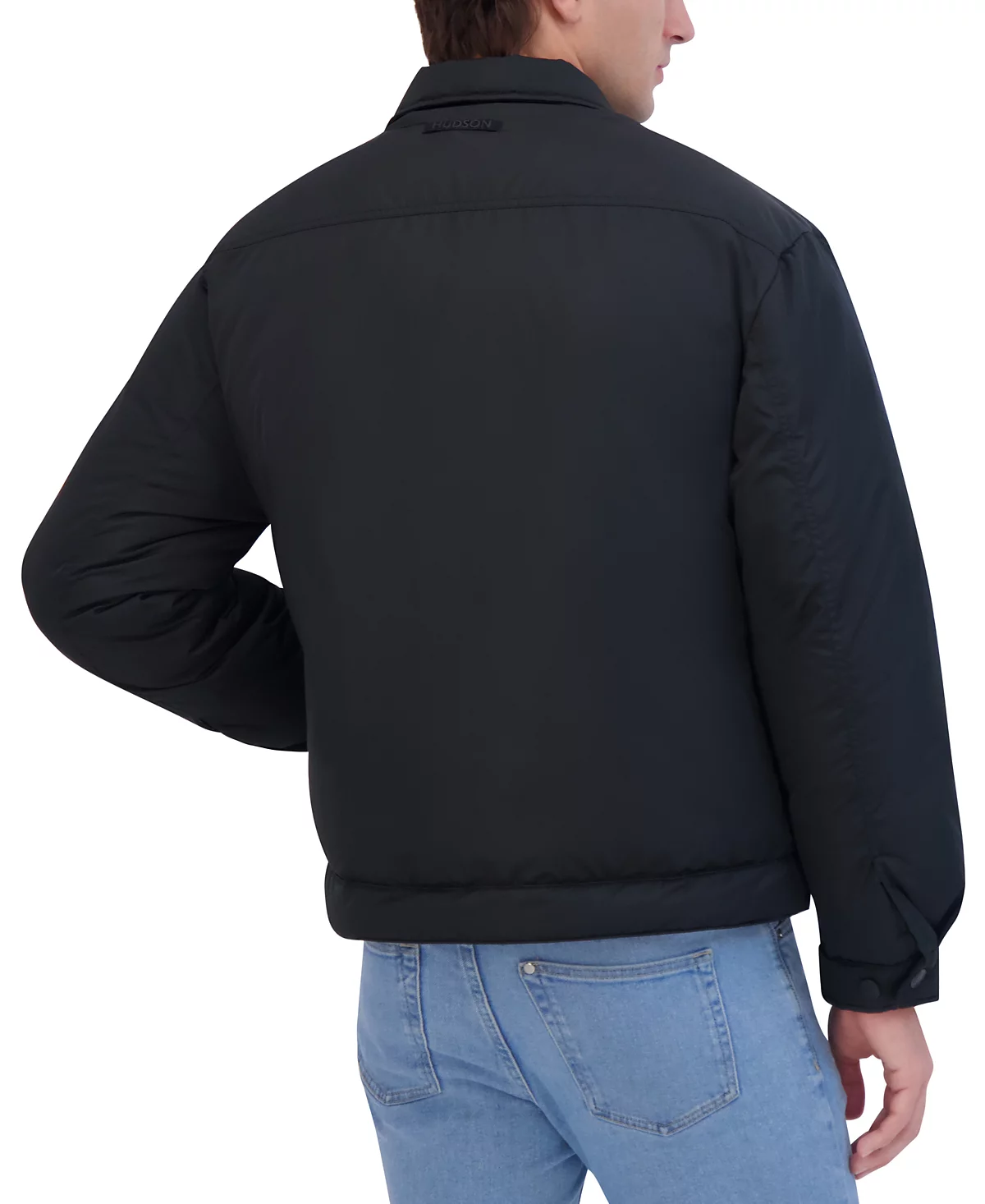 Мужская куртка дальнобойщика из фугу в винтажном стиле Hudson Hudson Mens