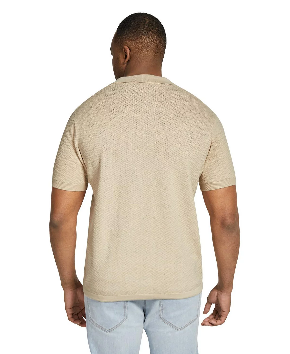 Джонни Бигг Johnny Bigg Мужское трикотажное поло из рябины с текстурой 13090₽