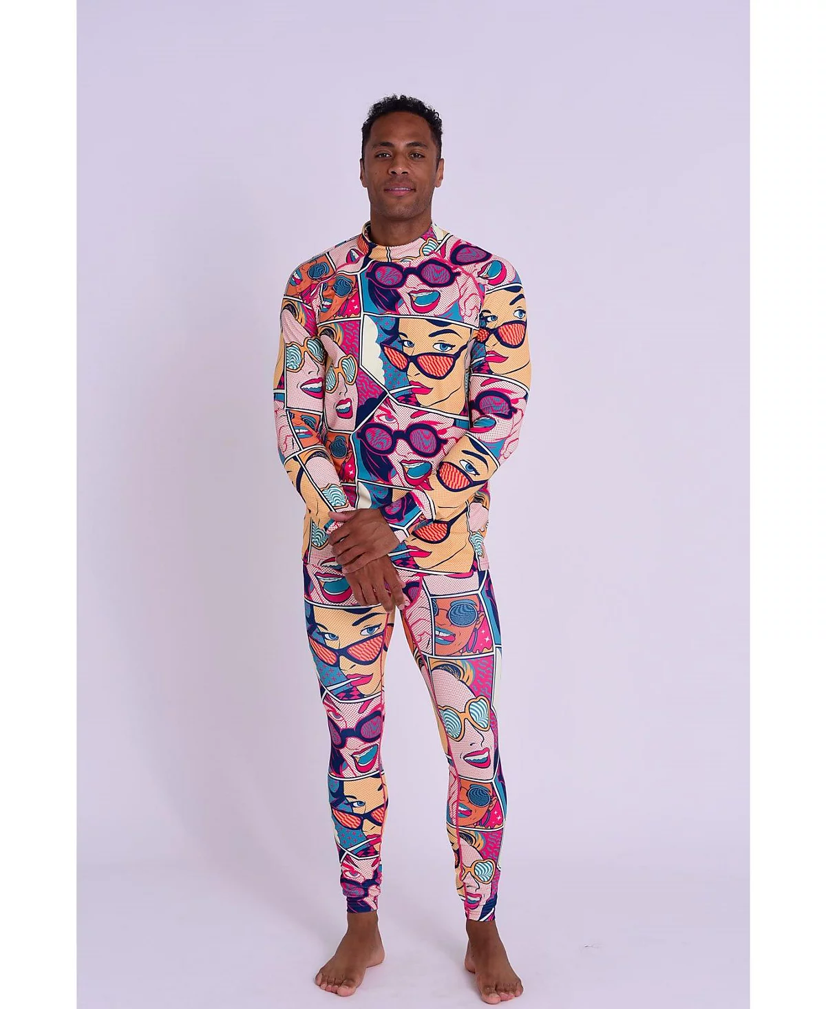 OOSC OOSC Мужской топ с базовым слоем - Конфеты из комиксов