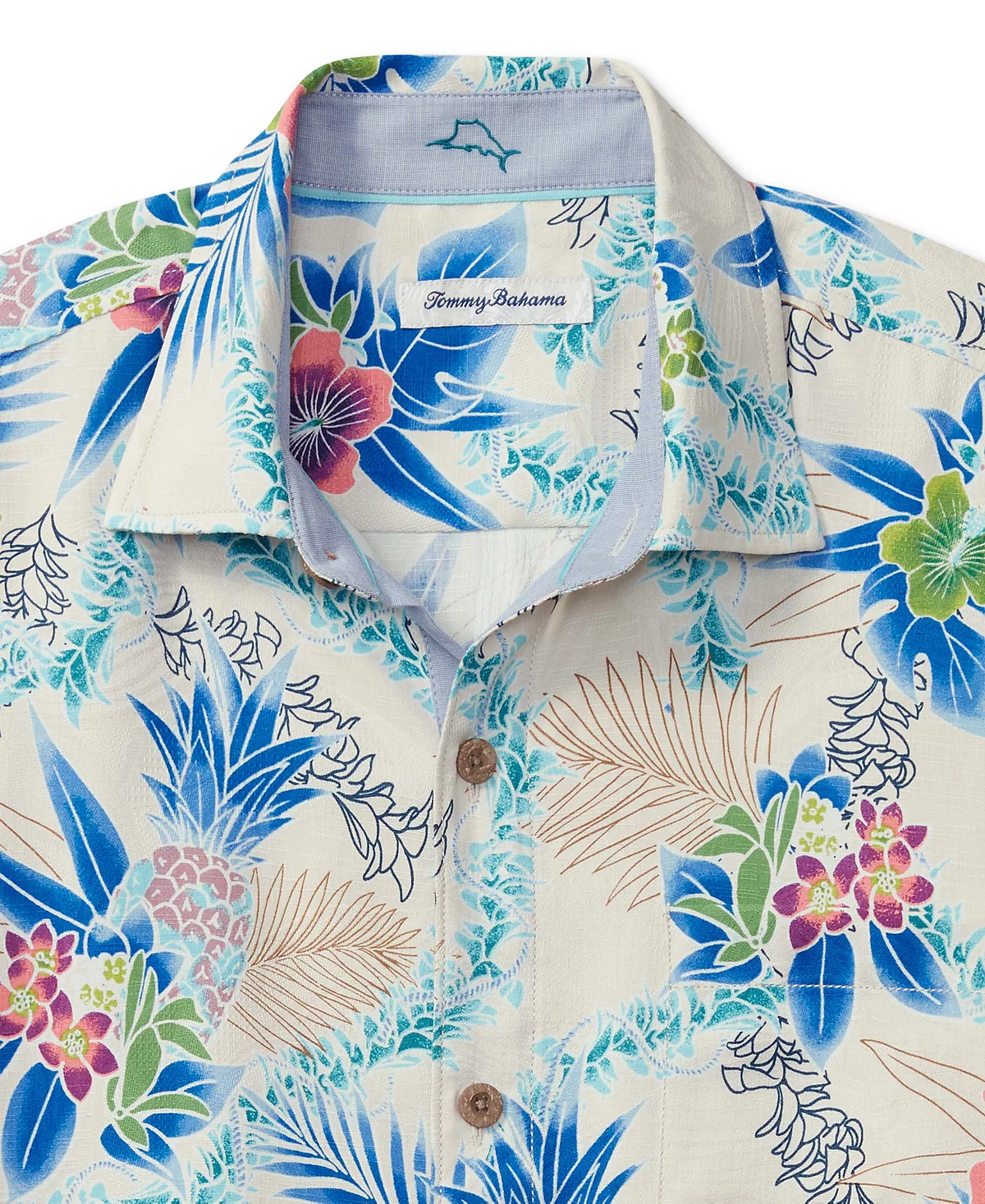 Томми Багама Tommy Bahama Мужская рубашка с цветочным принтом 
