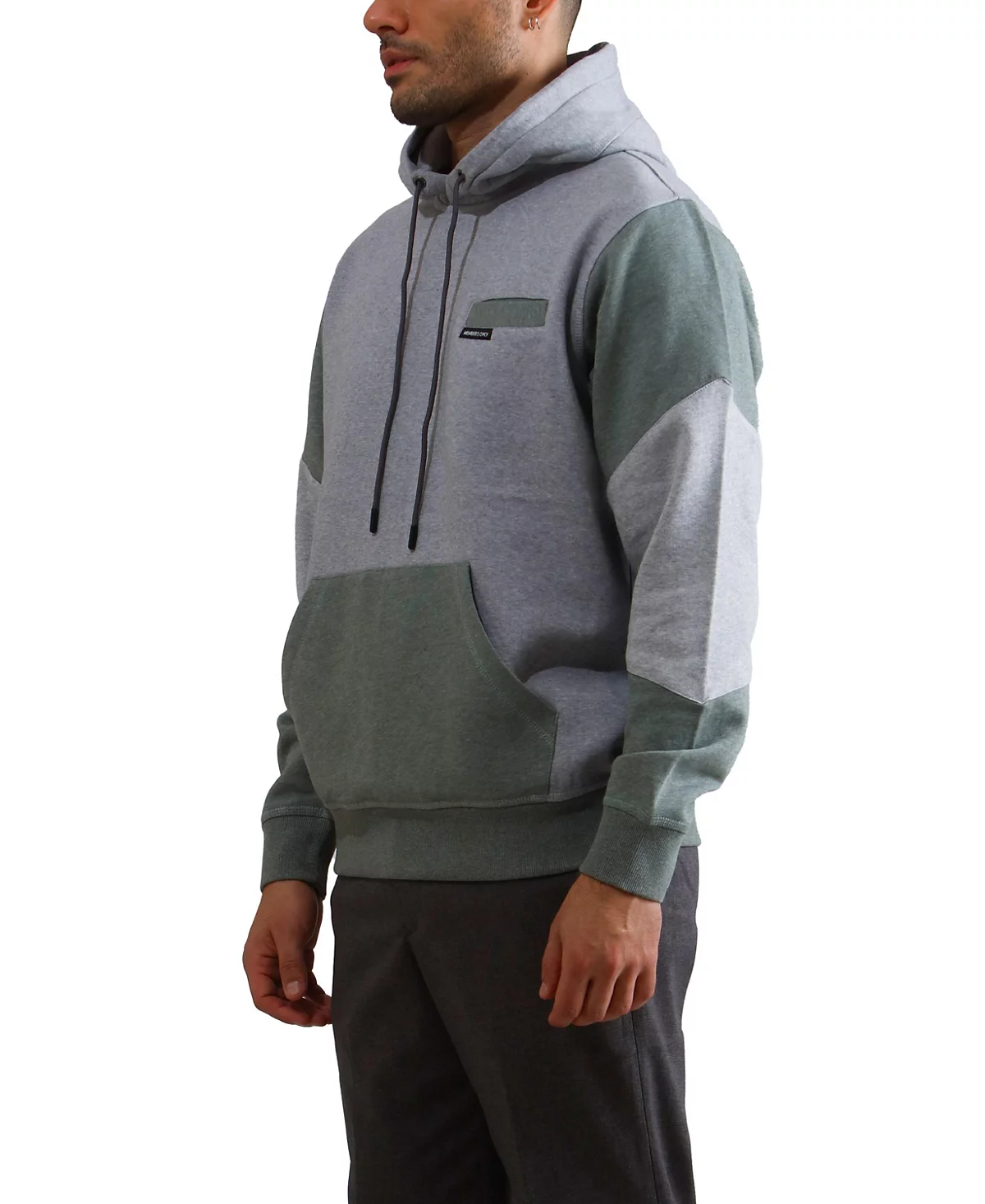 Только участники нарисовали толстовку с капюшоном в цветном блоке для мужчин