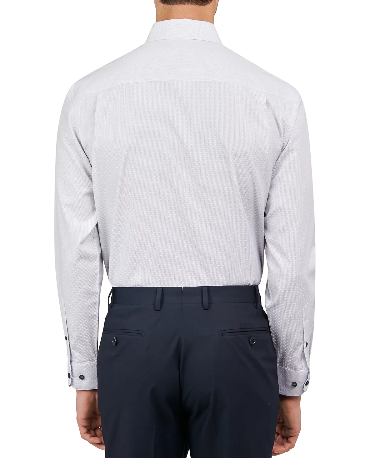 MICHELSONS OF LONDON Мужская рубашка в тонкую полоску обычного покроя Michelsons of London 15890₽