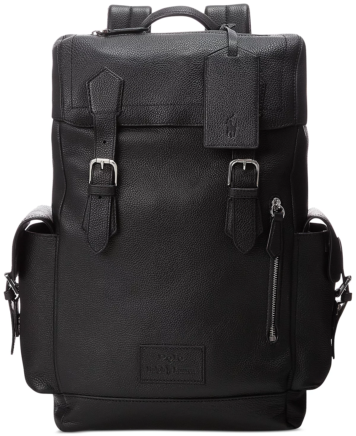 Polo Ralph Lauren Мужской рюкзак из галечной кожи Polo Ralph Lauren