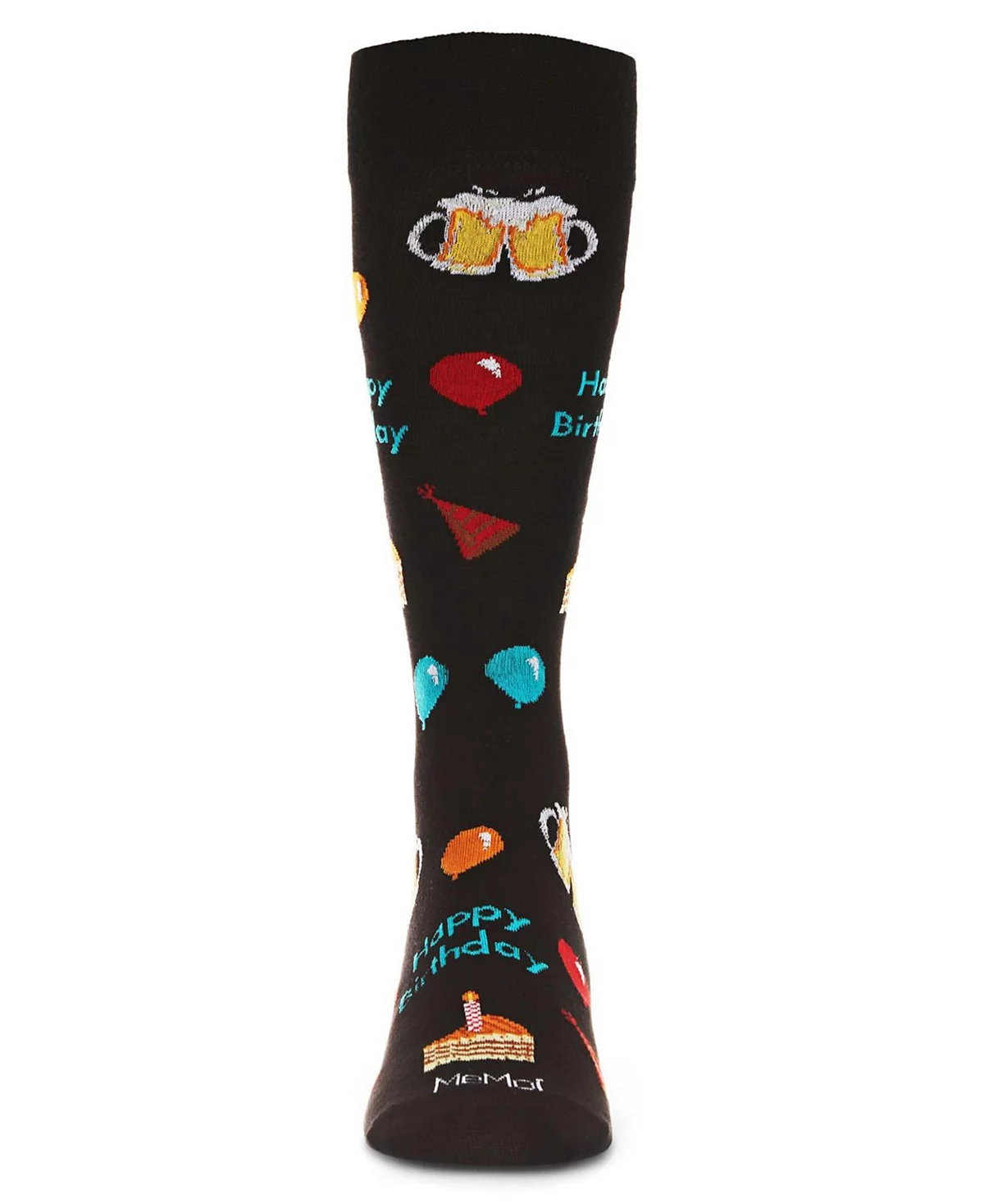 MeMoi MeMoi Мужские носки с днем рождения из вискозы от Bamboo Novelty Crew 1990₽