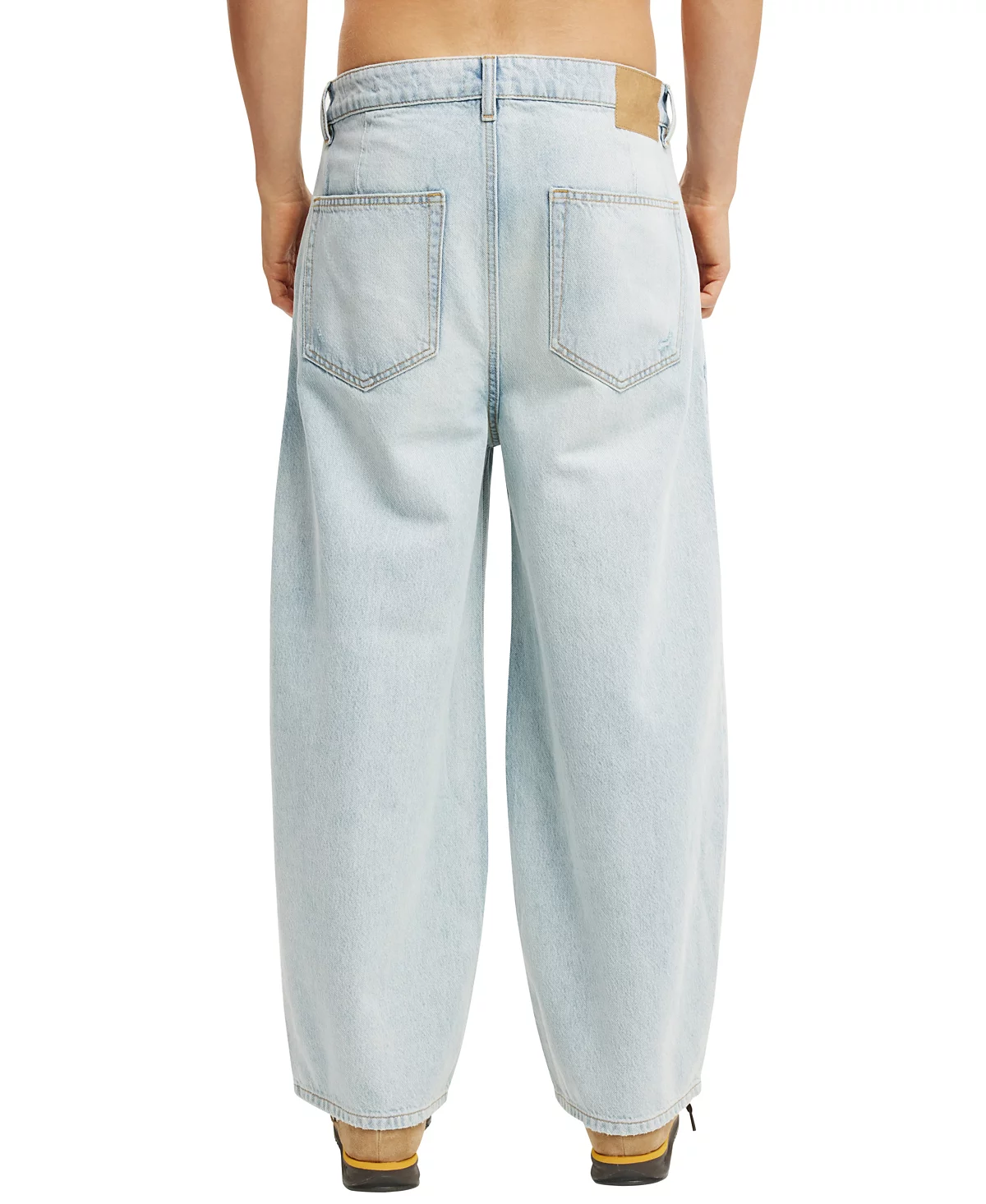 ХЛОПОК НА ХЛОПКЕ НА мужских мешковатых джинсах-баллонах 10690₽