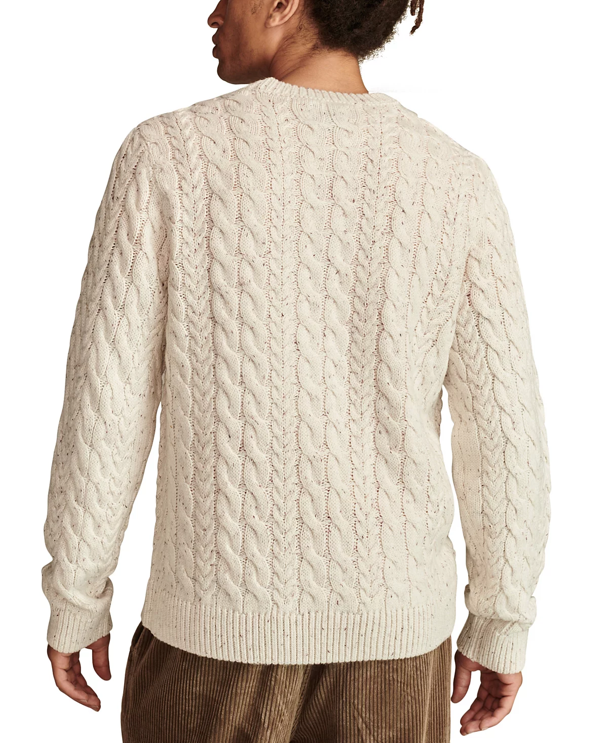 Lucky Brand Мужской свитер с круглым вырезом и кабелем от Lucky Brand 18890₽