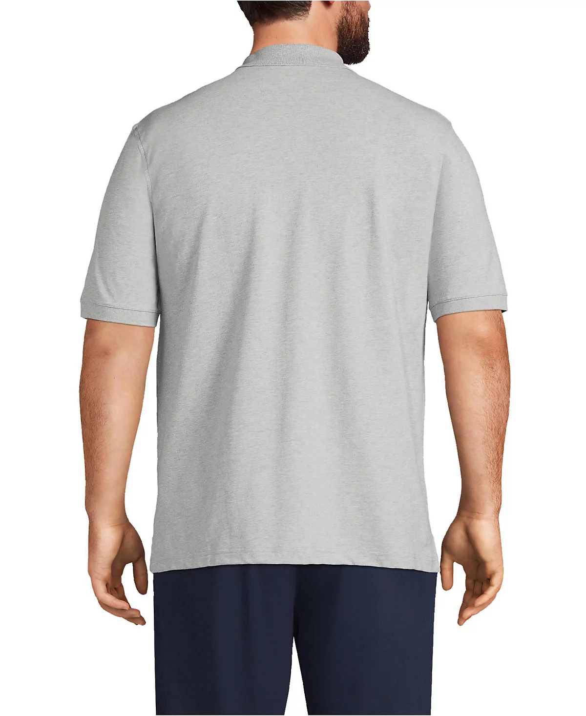 Футболка-поло Lands End Lands End Big - Tall с коротким рукавом Comfort-First из сетчатого материала 9490₽