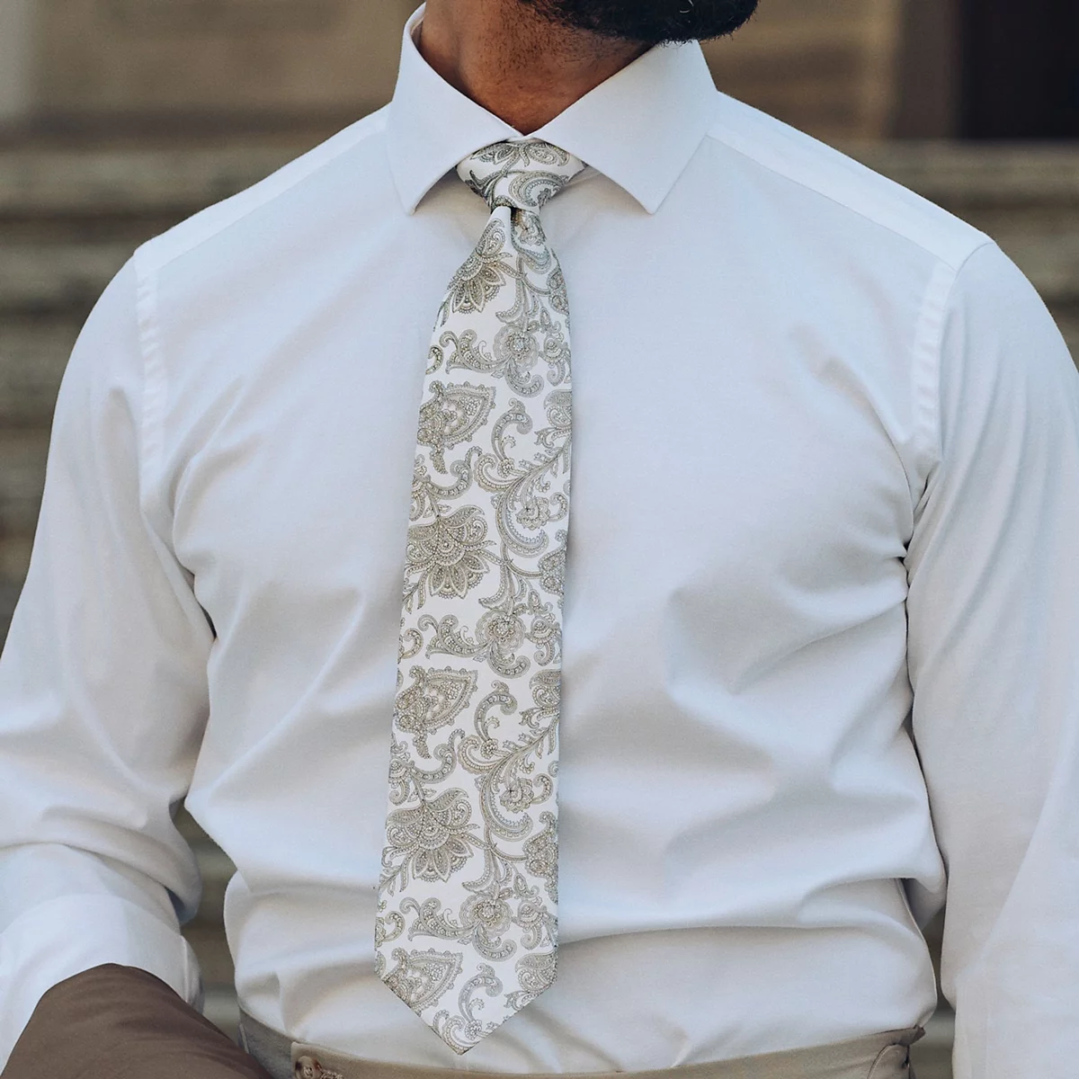 Elizabetta Novara - Шелковый галстук с принтом для мужчин