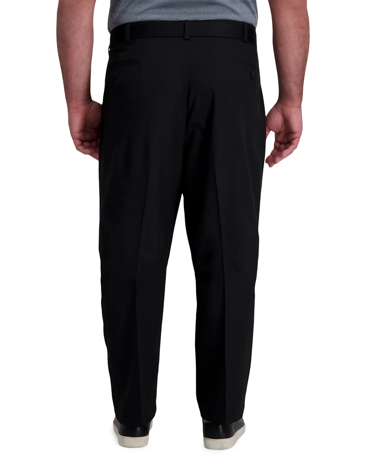 Плиссированные брюки Haggar Big & Tall Cool Right Performance Flex классического покроя