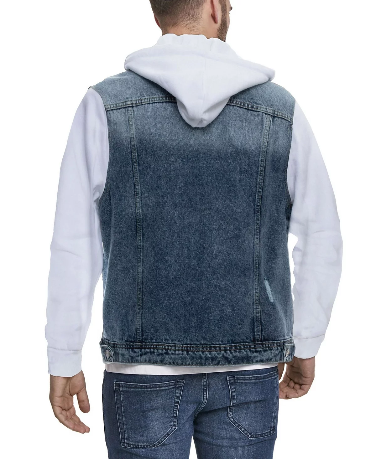 Мужская джинсовая куртка-толстовка с капюшоном X-Ray 15190₽