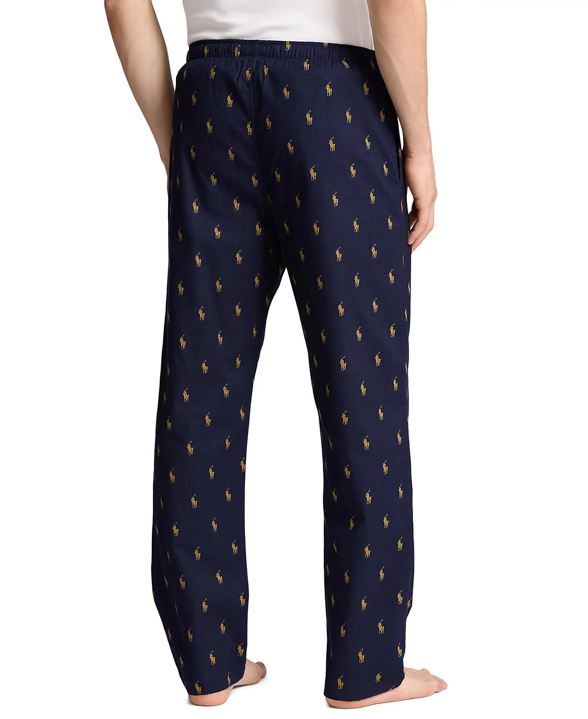 Polo Ralph Lauren Мужские фланелевые пижамные брюки Polo Ralph Lauren с принтом пони