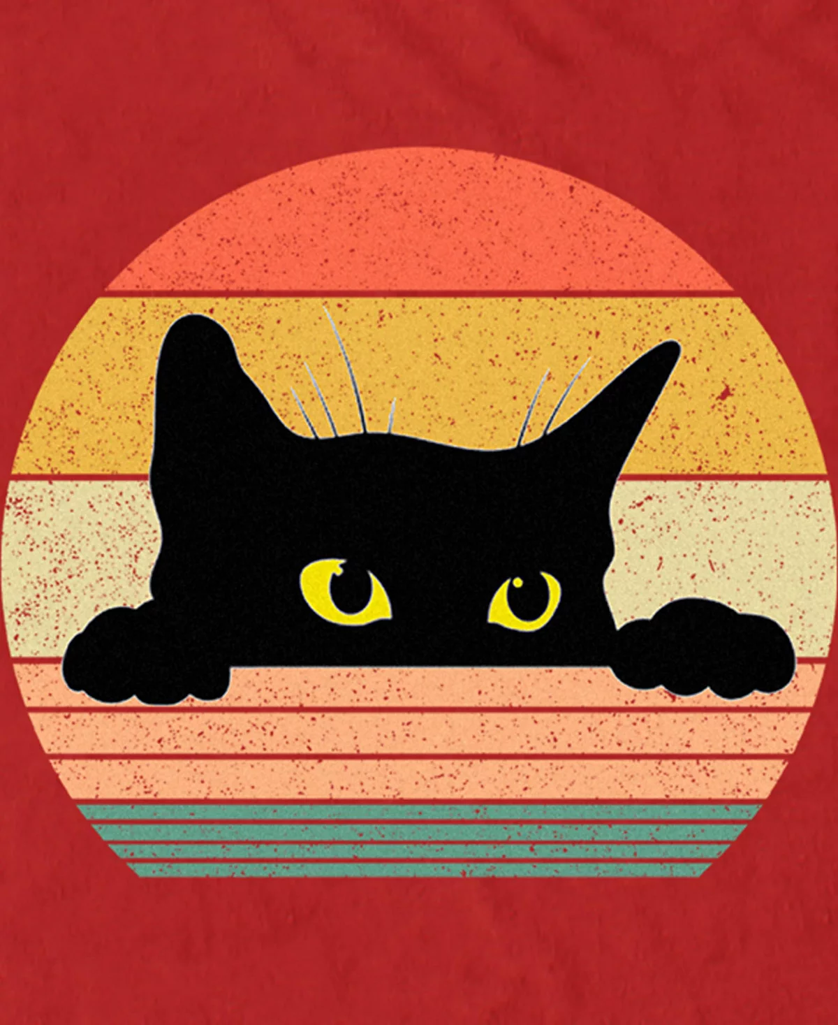 Дизайн от Humans Дизайн от Humans Мужская футболка с коротким рукавом в стиле ретро с котом 4790₽