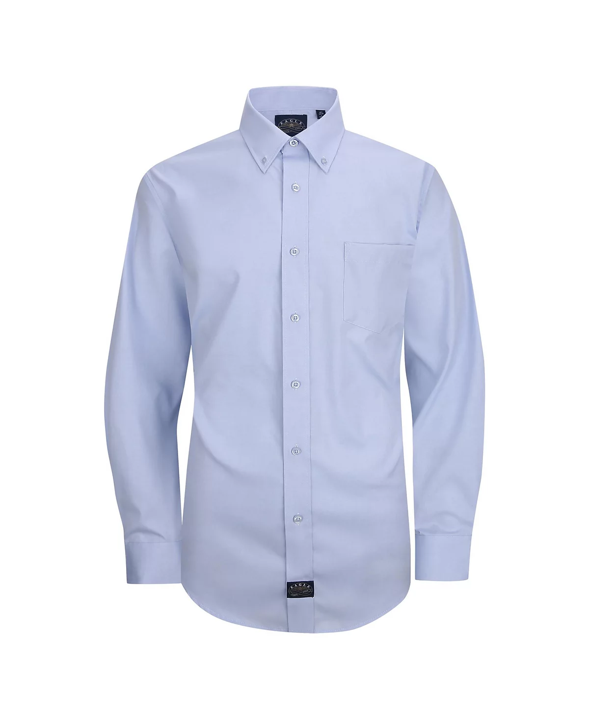 Мужская оксфордская рубашка Eagle Eagle Mens с гладким эластичным вырезом без застежки Eagle 15090₽