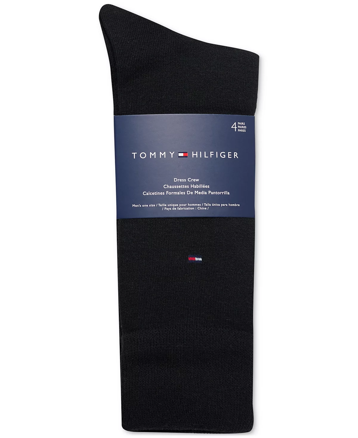 Tommy Hilfiger Мужские носки Tommy Hilfiger 4pk Однотонные носки для костюмированной вечеринки 4090₽