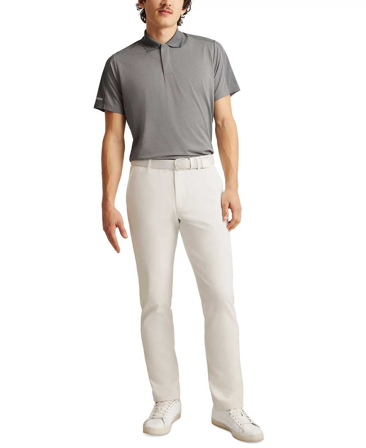 Мужская рубашка поло Bonobos Bonobos в стиле Пике с коротким рукавом и планкой на скрытых пуговицах