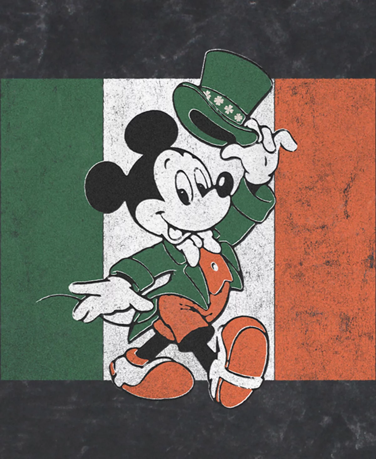 Mickey Classic Классическая мужская винтажная футболка Mickey Luck с коротким рукавом